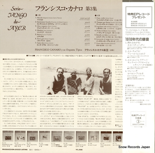 CANARO, FRANCISCO francisco canaro vol.3 DL-115