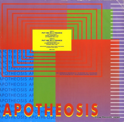 APOTHEOSIS put me in a trance MIX842