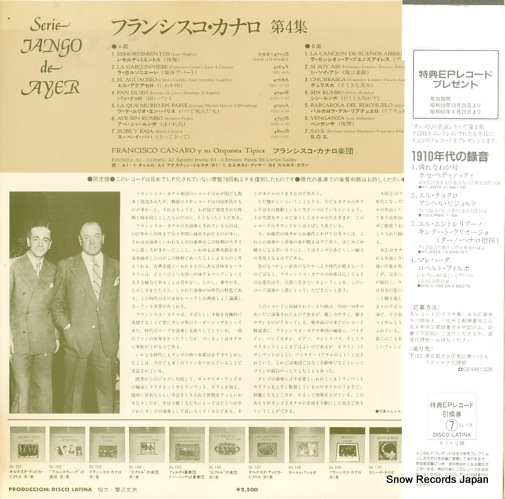 CANARO, FRANCISCO francisco canaro vol.4 DL-119