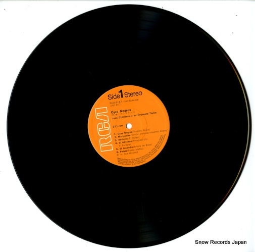 D'ARIENZO, JUAN ojos negros RCA-5157