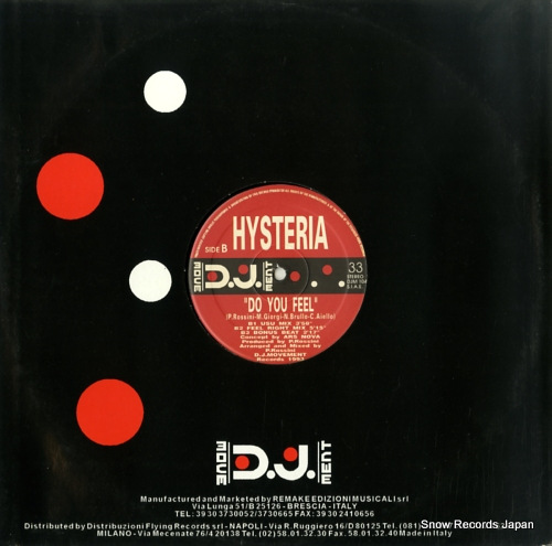 HYSTERIA do you feel DJM104