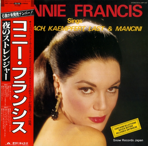 FRANCIS, CONNIE bacharach, kaempfert, last & mancini MPF1292