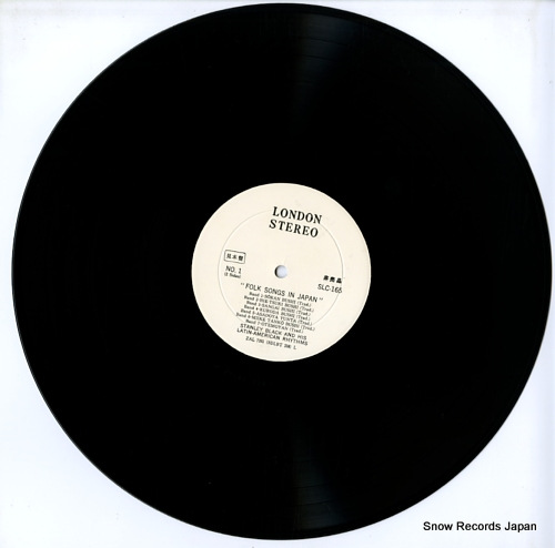 BLACK, STANLEY folk songs in japan SLC165