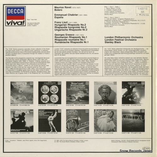 BLACK, STANLEY ravel; bolero 6.42715