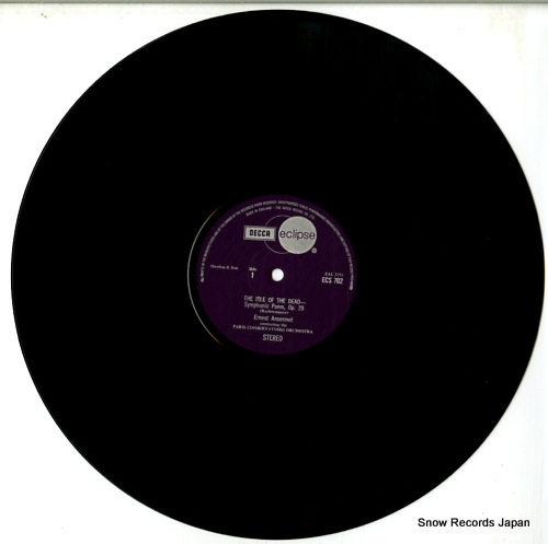 ANSERMET, ERNEST / KARL MUNCHINGER symphonic poems ECS702