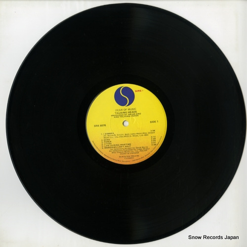 TALKING HEADS fear of music SRK6076