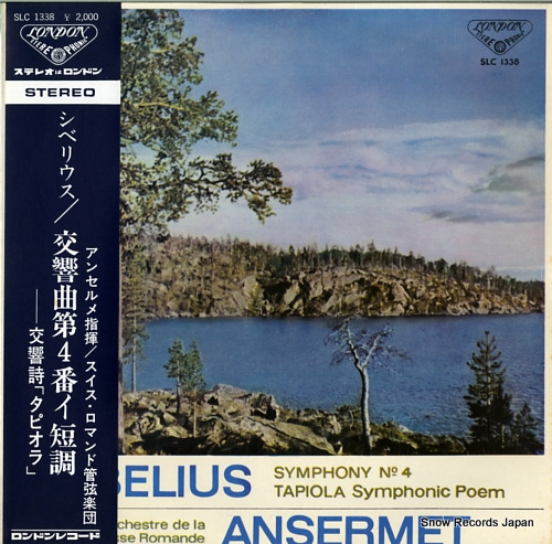 ANSERMET, ERNEST sibelius; symphony no.4 in a minor op.63 SLC1338