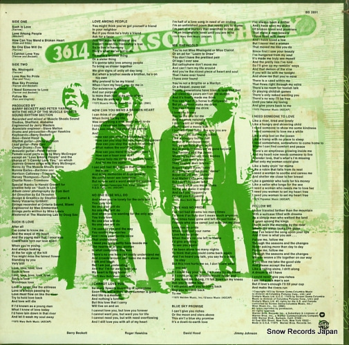 YARROW, PETER love songs BS2891