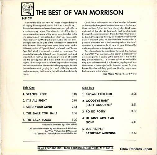MORRISON, VAN the best of van morrison BLP222