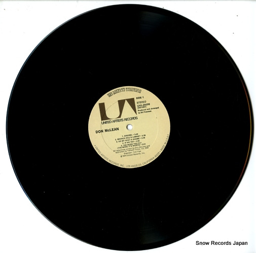 MCLEAN, DON don mclean UAS29399
