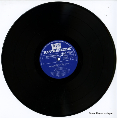 MONK, THELONIOUS thelonious monk with john coltrane SR-7002