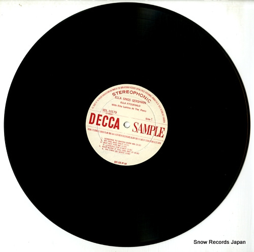 FITZGERALD, ELLA ella sings gershwin SDL-10179