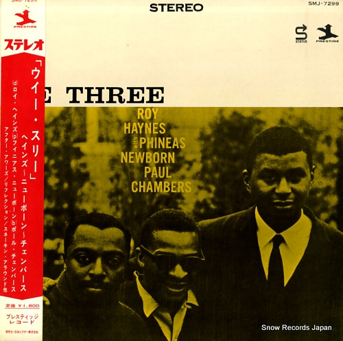 HAYNES, ROY, WITH PHINEAS NEWBORN / PAUL CHAMBERS we three SMJ-7299
