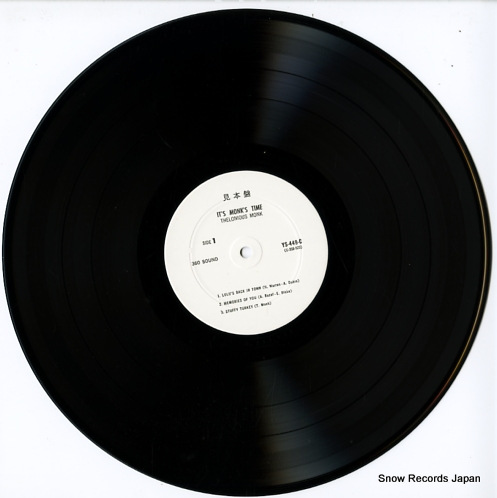 MONK, THELONIOUS it's monk's time YS-449-C