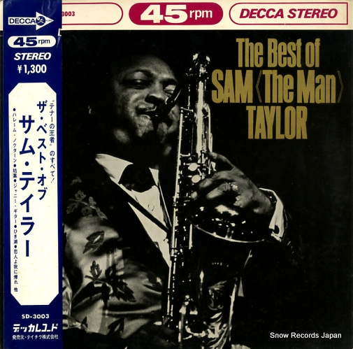 TAYLOR, SAM the best of sam (the man) taylor SD-3003