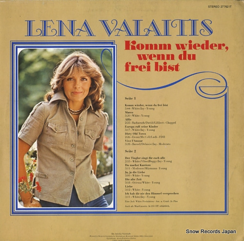 VALAITIS, LENA komm wieder wenn du frei bist 27762IT