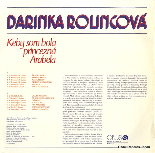 ROLINCOVA, DARINKA keby som bola princezna arabela 91131470