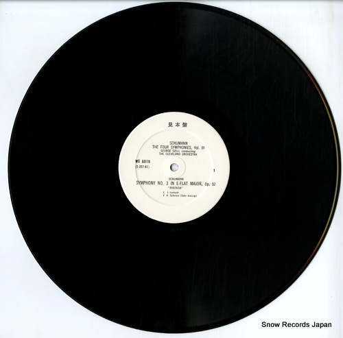 SZELL, GEORGE schumann; the four symphonies vol.3 WS6019