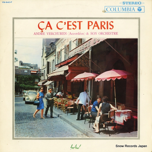 VERCHUREN, ANDRE ca c'est paris YS-640-F