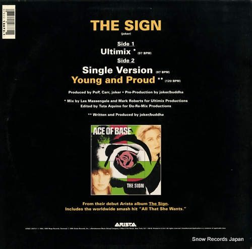 ACE OF BASE the sign 07822-12673-1