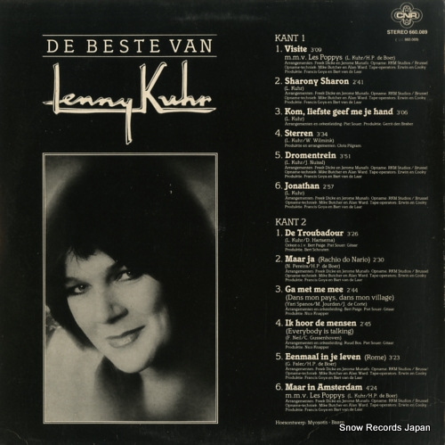 KUHR, LENNY de beste van lenny kuhr 660.089