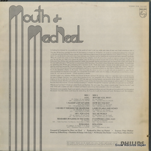 MOUTH AND MACNEAL how do you do ? PHS700-000