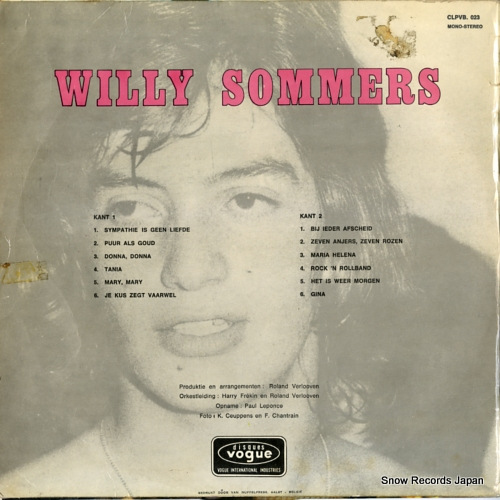 SOMMERS, WILLY met sympathie CLPVB.023