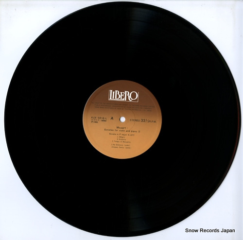 BOBESCO, LOLA mozart sonatas for violin and piano 2 KUX-3216-L