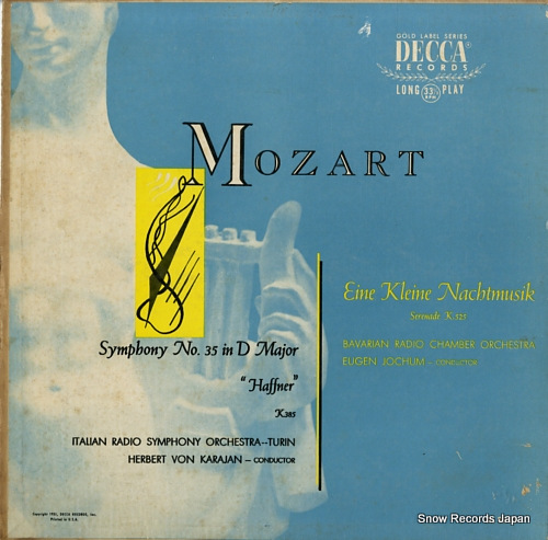 JOCHUM, EUGEN mozart; symphony no.35 in d major 