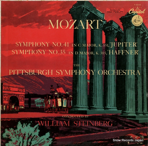 STEINBERG, WILLIAM mozart; symphony no.41 in c major 