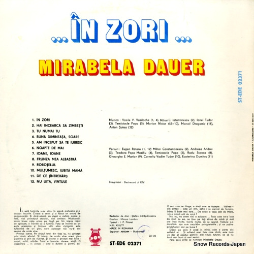 DAUER, MIRABELA in zori ST-EDE02371