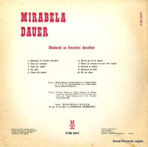 DAUER, MIRABELA dimineti cu ferestre deschise ST-EDE03077