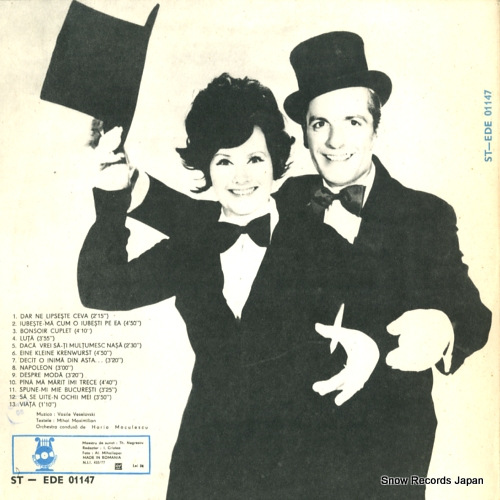 POPESCU, STELA / STEFAN BANICA bonsoir cuplet ST-EDE01147