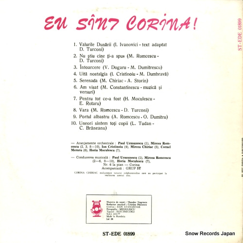 CHIRIAC, CORINA eu sint corina ST-EDE01899