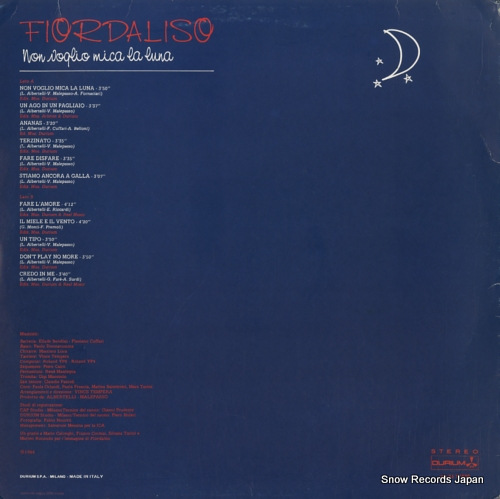 FIORDALISO non voglio mica la luna MS.AI77438