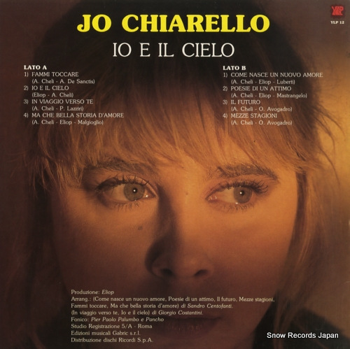 CHIARELLO, JO io e il cielo YLP12