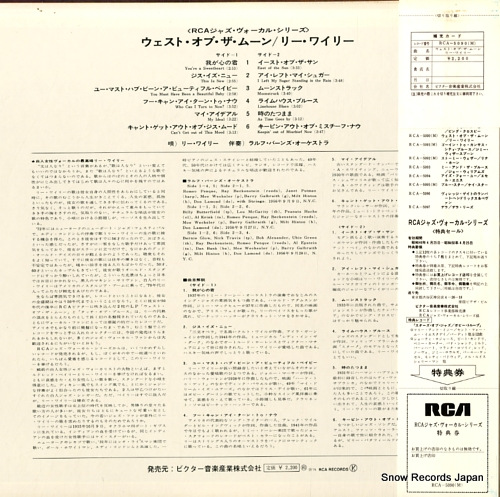 WILEY, LEE west of the moob RCA-5090