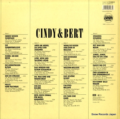 CINDY & BERT gold collection 1C2LP1341560963