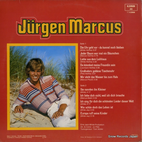 MARCUS, JURGEN die uhr geht vor - du kannst noch bleiben 6.22928