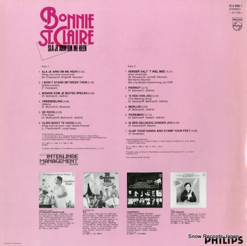 ST. CLAIRE, BONNIE sla je arm om me heen 814098-1