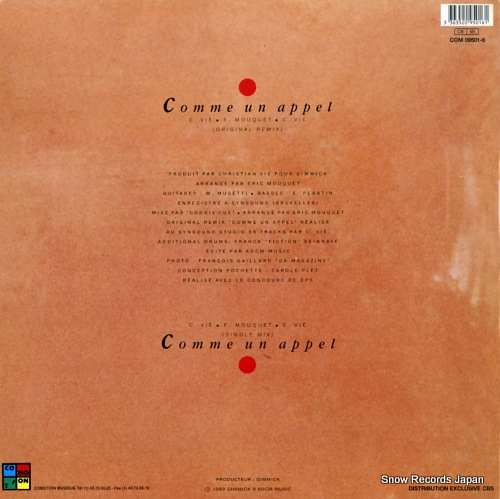 PATSY comme un appel COM09501-6