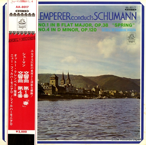 KLEMPERER, OTTO schumann; symphony no.1 in b flat major, op.38 