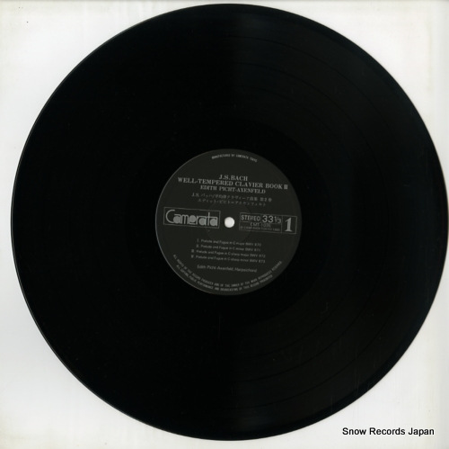 PICHT-AXENFELD, EDITH bach; well-tempered clavier book 2 CMT-1035