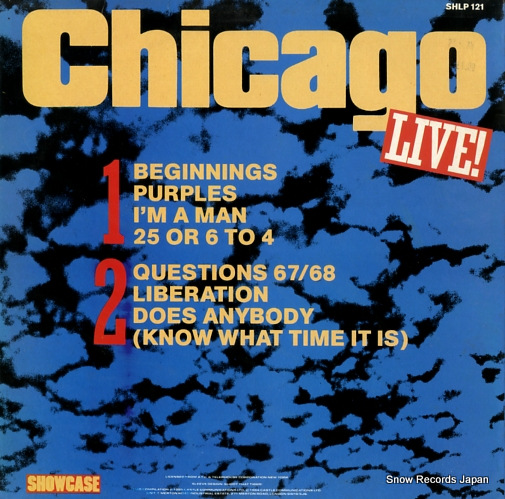 CHICAGO live! SHLP121