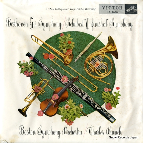 MUNCH, CHARLES beethoven; 5th symphony / schubert; unfinished symphony LS-2030
