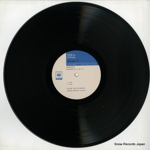 BERNSTEIN, LEONARD shostakovich; sixth symphony SONC10229