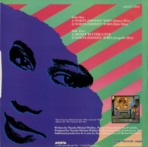 FRANKLIN, ARETHA who's zoomin' who ARIST22633