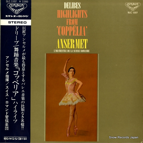 ANSERMET, ERNEST delibes; highlights from 