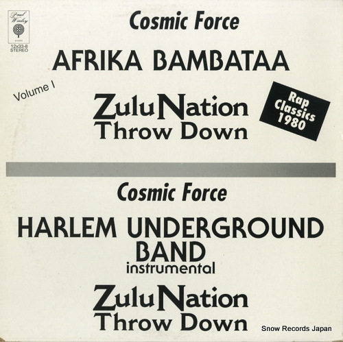 AFRIKA BAMBAATAA zulu nation throw down 12X33-8