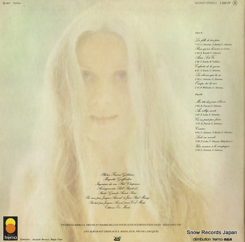 SEVERAC, CLAIRE ainsi soit vie TREMA310039